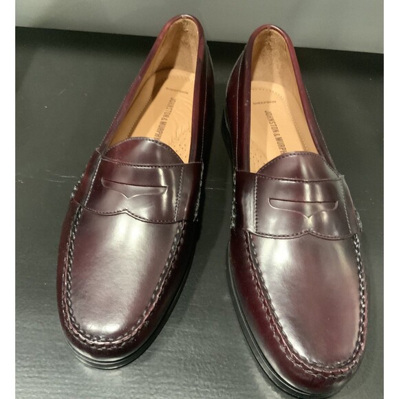 JOHNSTON & MURPHY Hayes Penny Loafer Size 11/ Burgundy - Picture 3 of 8